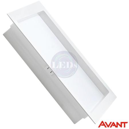 Painel Led Embutir Recuado 24w Comfort Branco Neutro 4000K - Avant Imagem de Painel Led Embutir Recuado 24w Comfort Branco Neutro 4000K