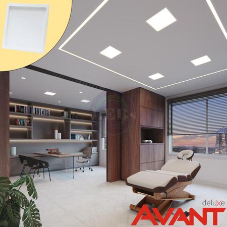 Painel Led Embutir Recuado 24w Comfort Branco Neutro 4000K - Avant Imagem de Painel Led Embutir Recuado 24w Comfort Branco Neutro 4000K