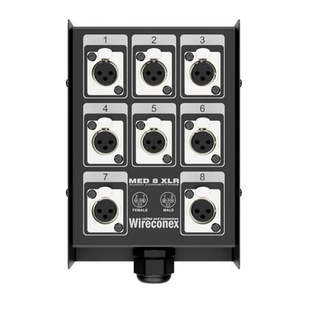 Imagem de Painel Multicabo 08 Vias Xlr - Medusa Wireconex