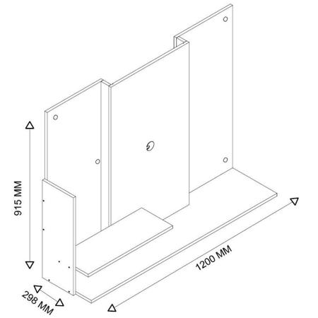 Imagem de Painel para TV até 32 Polegadas Adapt Caemmun