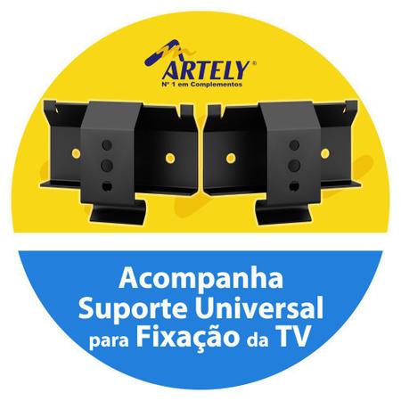 Imagem de Painel para TV de até 55 Polegadas LED 2 Portas Platinum Artely