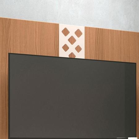 Imagem de Painel para TV Home Suspenso Ambiente Form Freijó Off White  HB Móveis