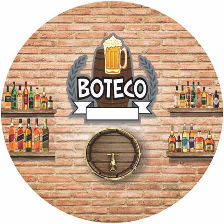 Imagem de Painel Redondo De Festa Boteco 150X150 - Bt01