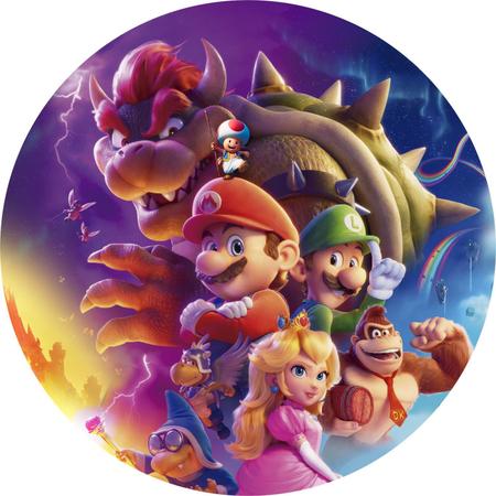 Painel Redondo Super Mario Bros Filme - IMPAKTO VISUAL - Painel de