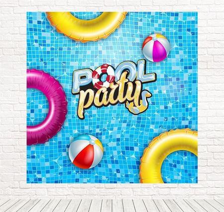 Painel Decorativo Sol Pool Party.