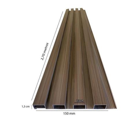 Painel Ripado de Pvc 8 Barras de 2,70m X 0,15cm Venda em (3,24m²) - Bariri Imagem de Painel Ripado de Pvc 8 Barras de 2,70m X 0,15cm Venda em (3,24m²)