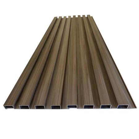 Painel Ripado de Pvc 8 Barras de 2,70m X 0,15cm Venda em (3,24m²) - Bariri Imagem de Painel Ripado de Pvc 8 Barras de 2,70m X 0,15cm Venda em (3,24m²)