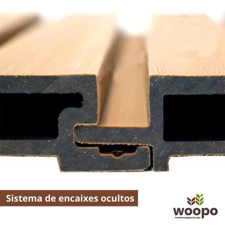 Painel Ripado WPC Externo Varias Cores 2,90m x 20cm (0,58m²) - Woopo Imagem de Painel Ripado WPC Externo Varias Cores 2,90m x 20cm (0,58m²)