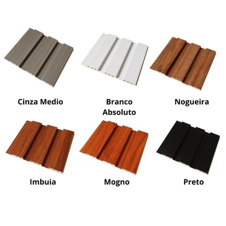 Painel Ripado Wpc Interno Wide Várias Cores 2,90m x 19cm - Woopo Imagem de Painel Ripado Wpc Interno Wide Várias Cores 2,90m x 19cm