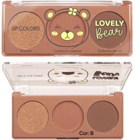 Imagem de Paleta de contorno e Bronzer Lovely Bear - Sp Colors