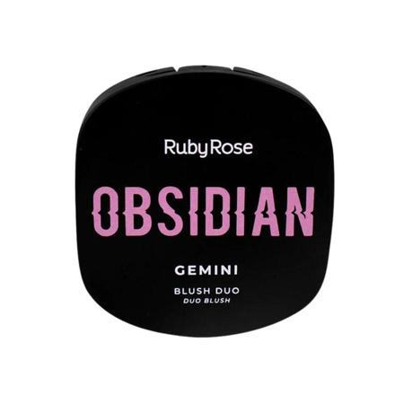 Imagem de Paleta de Sombras + Blush Duo Og03 Ruby Rose Obsidian