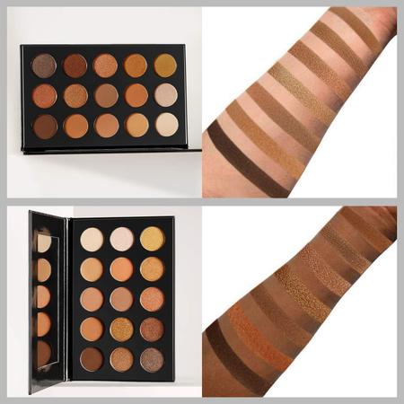 Imagem de Paleta de sombras DE'LANCI Nude Gold Natural 15 Shades