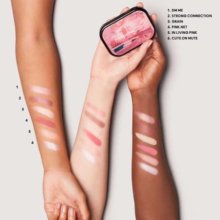 Paleta de Sombras MAC Connect In Colour Eye Shadow Palette Rose Lens -  Paleta de Sombras - Magazine Luiza