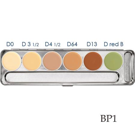 Imagem de Paleta Dermacolor  6 cores  Kryolan