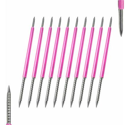 Imagem de Palito De Aço Inox Slim Cutelaria Rosa Esterilizável 10un