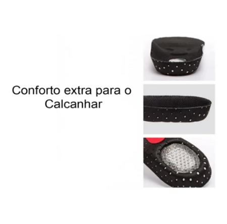 Imagem de Palmilha Inteira Ortopédica Gel Esporão Fascite Sapato