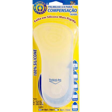 Imagem de Palmilha Silicone Compensação Encurtamento Esquerda 7008 G