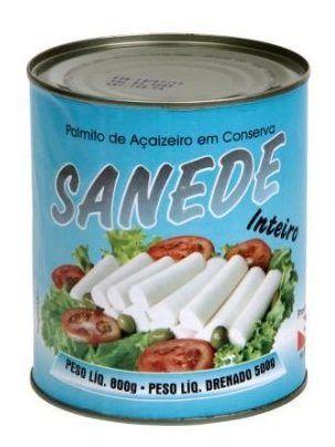 Imagem de Palmito De Açaí Sanede Inteiro Lata 500g