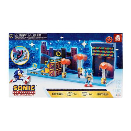 Bonecos Sonic 2 Filme - Kit com 5 Personagens – 7cm (2.5 Polegadas) - Jakks  - Tails - Knuckles - Robotnik