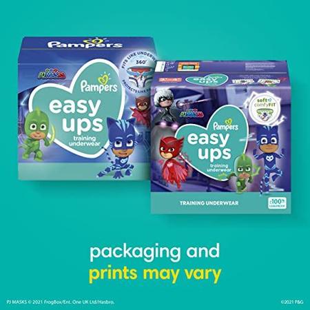 Pampers Easy Ups Training Pants Boys and Girls, 4T-5T (Tamanho 6), 100  Count, Huge Pack, Packaging & Prints Podem Variar - Mouse - Magazine Luiza