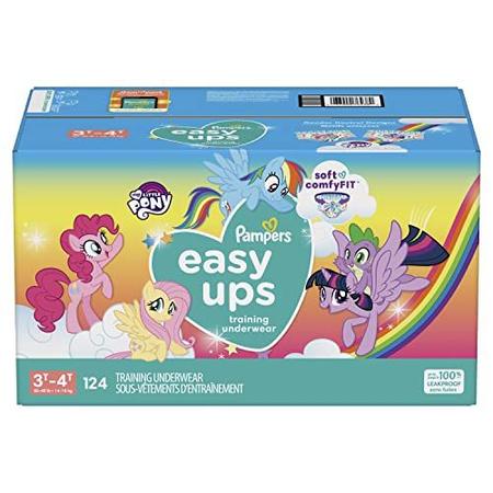 Pampers Easy Ups Training Underwear Girls 5T-6T 15 Count 