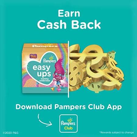 Pampers Easy Ups Training Pants Girls and Boys, 5T-6T (Tamanho 7