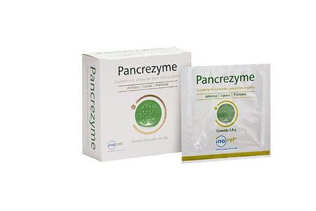 Imagem de Pancrezyme Suplemento Alimentar 10 Sachês 2,8g - Inovet (para cães e gatos com pancreatite) 