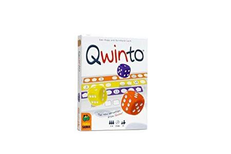 Imagem de Pandasaurus Games Qwinto, Fast-Paced Dice Game, Everyone Plays at The Same Time, Fill Rows on Scoresheets with Numbers As Faster &amp Highly as Possible to Score Points, 1-5 Players, Age 8 &amp Up, 20 min