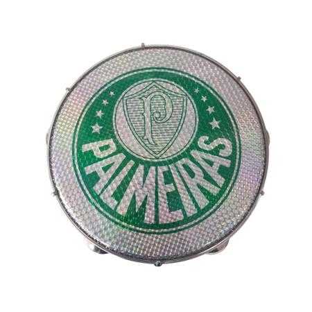 Imagem de Pandeiro 10 Pele Holografica Times Palmeiras