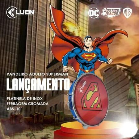 Imagem de Pandeiro Luen 10 Personagens Warner Bros / Dc - Superman