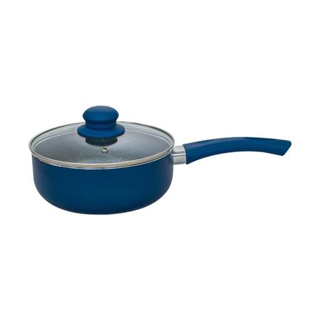 Imagem de Panela Antiaderente Revestimento Cerâmico Genebra Blue 20cm - Casambiente