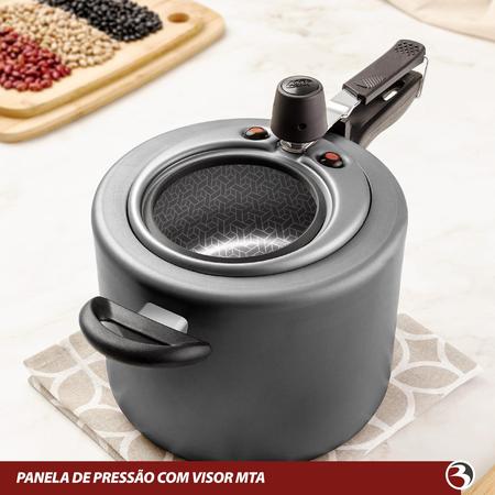 PANELA DE PRESSÃO ANTIADERENTE FECHAMENTO EXTERNO MTA 4,5 LITROS