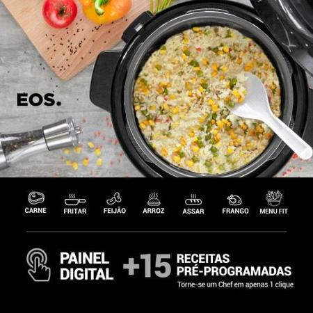 Panela de Pressão Elétrica 6L EOS Premium Digital EPP60DT