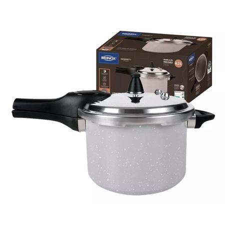 Imagem de Panela de Pressão Indução com Fechamento Externo 4,2L BRINOX