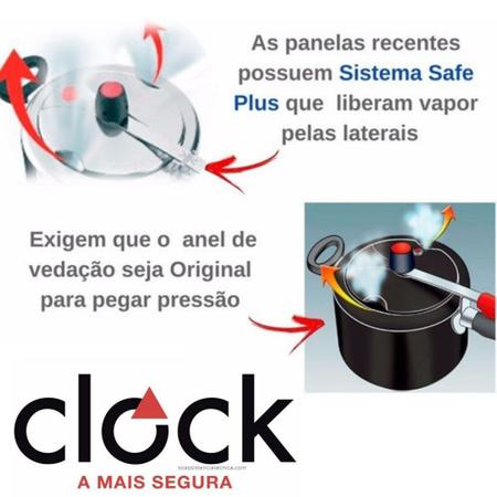 Panela De Pressão Clock Original 4,5l