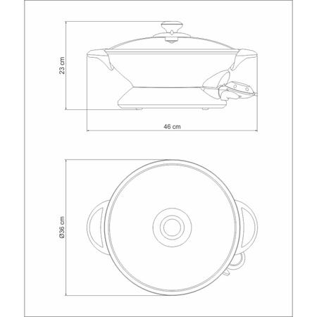 Imagem de Panela Elétrica By Breville Tramontina Alumínio 127V