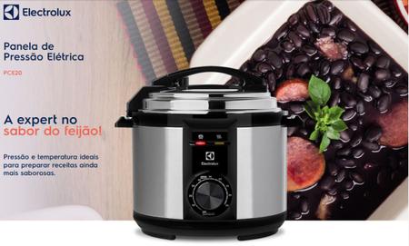 Panela Elétrica de Pressão Automática Electrolux 5 Litros Antiaderente PCE20