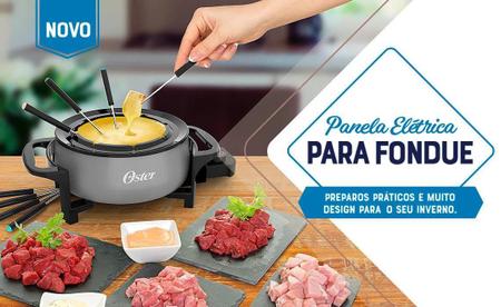 Imagem de Panela Elétrica Para Fondue Cinza - Ofnd100 - Oster