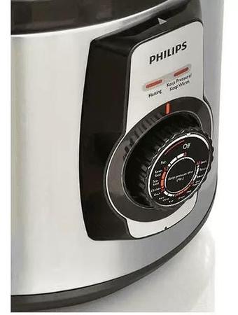 Imagem de Panela elétrica pressão Philips RI3103 Preto/Prata 110V 60Hz