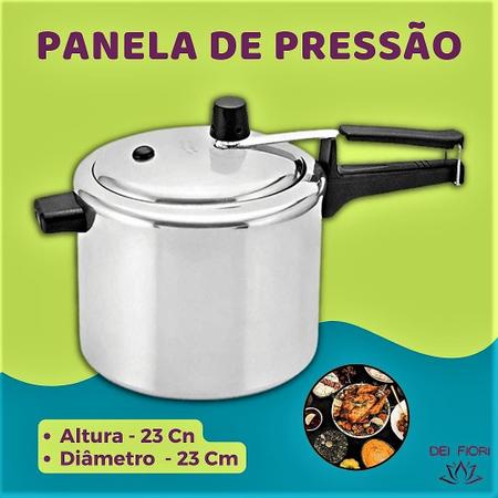 Imagem de Panela Pressão Polida Classic 7,0 Litros Fechamento Interno