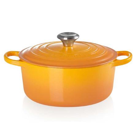 Imagem de Panela Redonda Signature 22 cm Amarelo Nectar Le Creuset