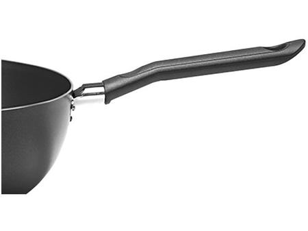 Imagem de Panela Wok Antiaderente Brinox de Alumínio Ebony