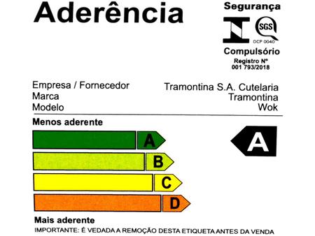 Imagem de Panela Wok Antiaderente Tramontina de Alumínio