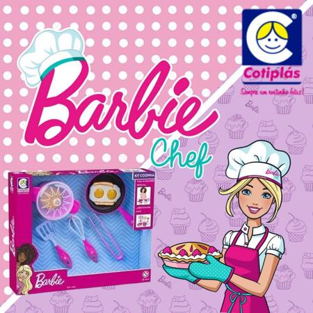 Cozinha Infantil Barbie C/ Panelinhas + Roupa Completa Jogo - Cotiplás -  Cozinha Infantil / de Brinquedo - Magazine Luiza