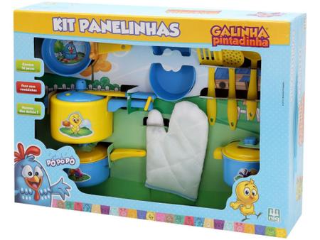 Jogo de Cozinha e Panelinhas Infantil 10 Peças Utensílios e Acessórios  Brinquedo Culinários Completo Didático Chef Kids - Nig Brinquedos -  Panelinha de Brinquedo - Magazine Luiza