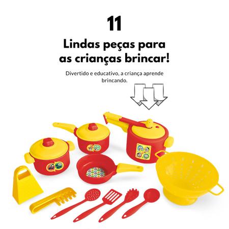 Imagem de Panelinhas Infantil Turma Da Mônica Cozinha Brinquedo Menina