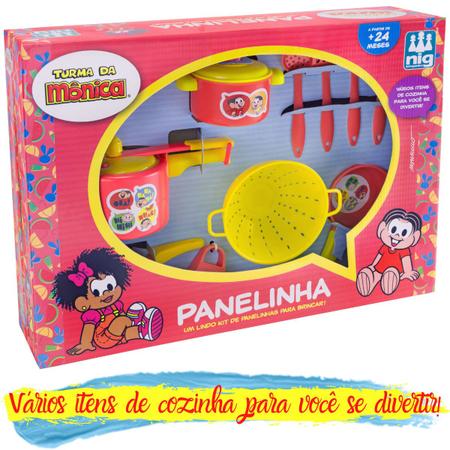 Imagem de Panelinhas Infantil Turma Da Mônica Cozinha Brinquedo Menina