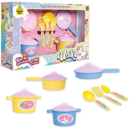 Imagem de Panelinhas Unika Acessórios Cozinha Infantil - Samba Toys