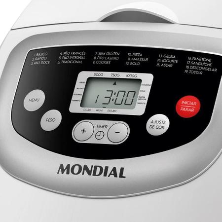 Imagem de Panificadora Automática Mondial Master Bread Npf-54 220V