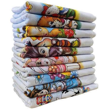 Pano De Prato Copa Atacado Estampado Grande Kit Com 10 Peças - Rubber Store Imagem de Pano De Prato Copa Atacado Estampado Grande Kit Com 10 Peças